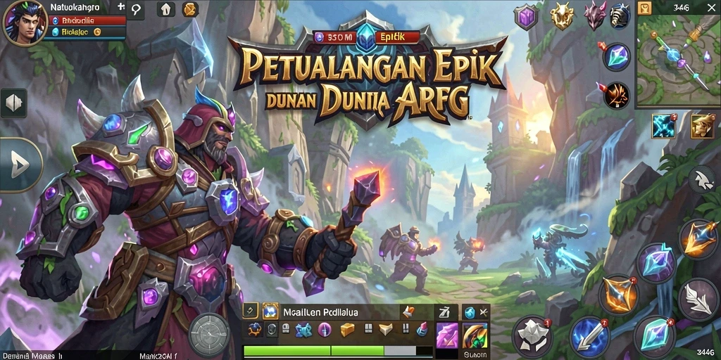 Screenshot menarik dari gameplay dinamis 3446 yang penuh aksi.