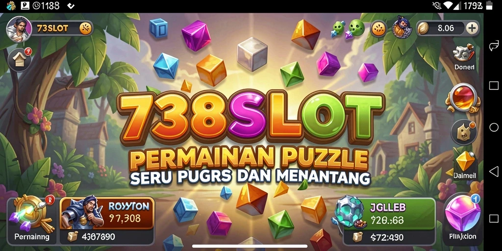 Screenshot gameplay 738SLOT yang menunjukkan teka-teki menarik.