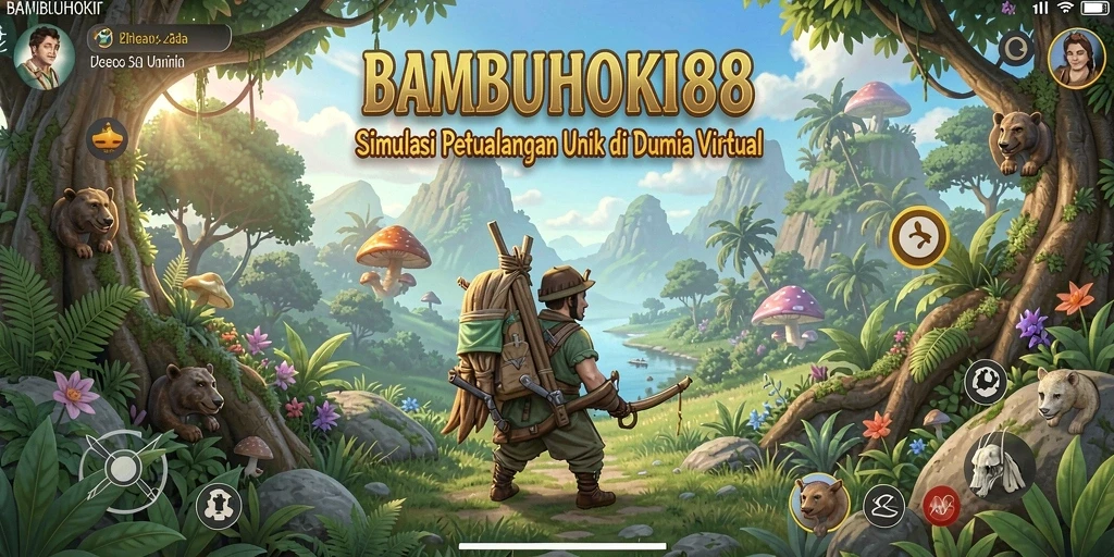 Tampilan gameplay seru dan interaktif di BAMBUHOKI88.
