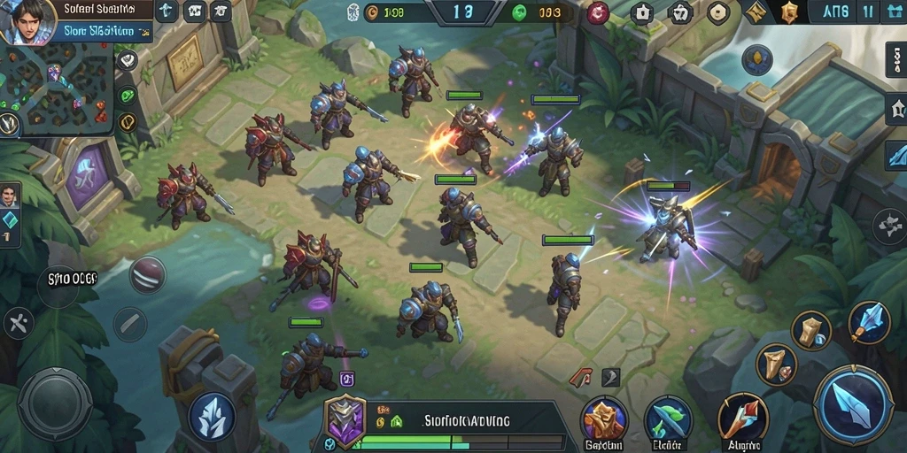 Tampilan gameplay JKT8 menampilkan strategi pembangunan kerajaan yang mendalam.