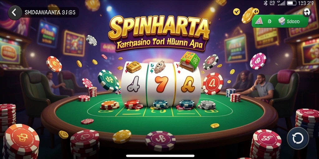 Gameplay Kasino yang mendebarkan di SPINHARTA.