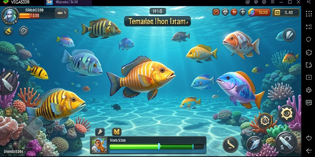 Tampilan gameplay yang seru dan penuh warna dari VEGAS338.