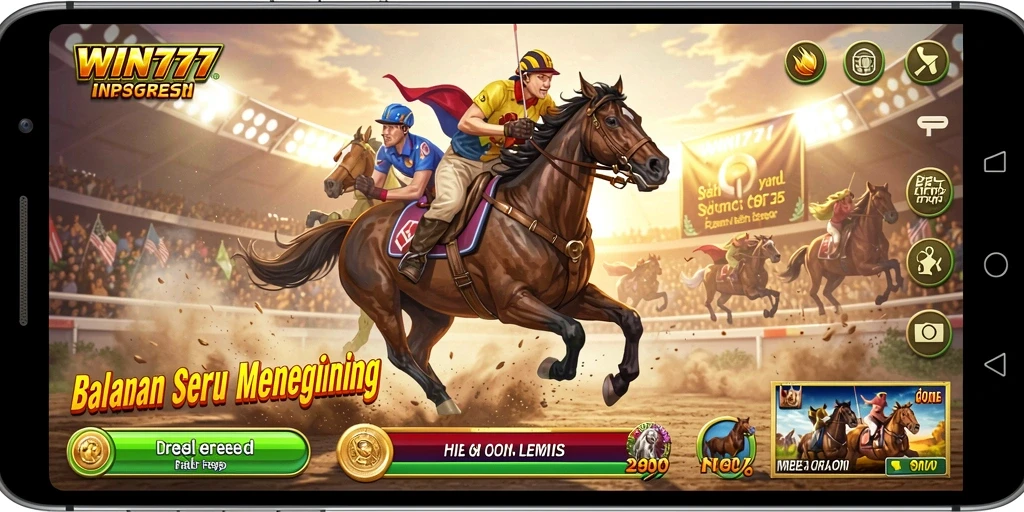 Gameplay seru balapan dengan mobil cepat di WIN777.